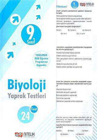 S N F Biyoloji Yaprak Testler Ve Fiyatlar Bkmkitap