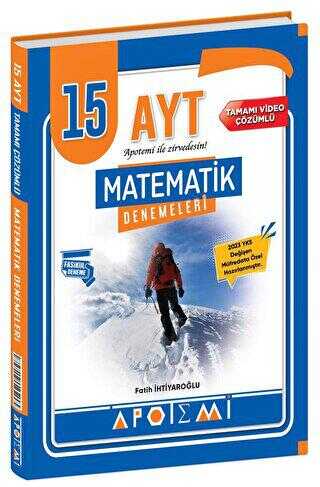 Apotemi Yayınları AYT Matematik 15 Deneme Özel Baskı Bkmkitap