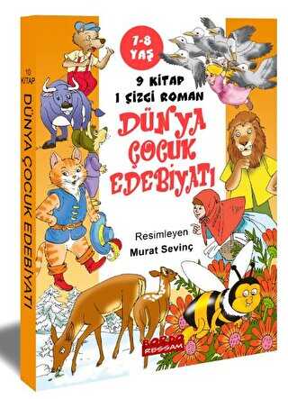 Dünya Çocuk Edebiyatı Seçme Öyküler 7 8 Yaş 10 Kitap Set Bkmkitap