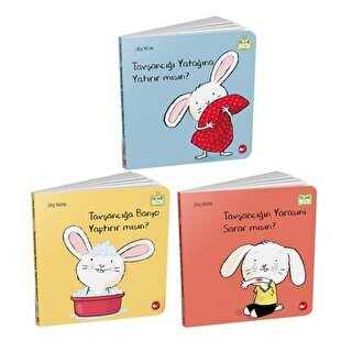 0-3 Yaş Resimli İnteraktif Çocuk Kitapları Set 1 3 Kitap Takım - Beyaz Balina Yayınları