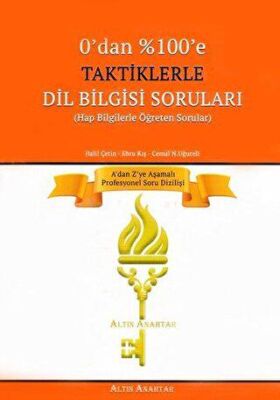 Altın Anahtar Yayınları 0`dan %100`e Taktiklerle Dil Bilgisi Soruları - 1