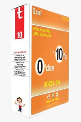Tonguç Akademi 0`dan 10`a Konu Anlatımlı Soru Bankası Sözel Set - 1
