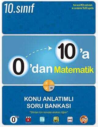 Tonguç Akademi 0`dan 10`a Matematik Konu Anlatımlı Soru Bankası - 1