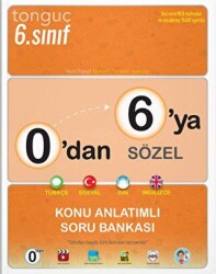 Tonguç Akademi 0`dan 6`ya Sözel Konu Anlatımlı Soru Bankası - Tonguç Akademi