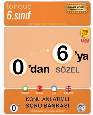 0`dan 6`ya Sözel Konu Anlatımlı Soru Bankası - 1