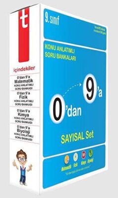 Tonguç Akademi 0`dan 9`a Konu Anlatımlı Soru Bankası Sayısal Set - 1