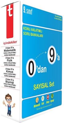 9. Sınıf 0`dan 9`a Konu Anlatımlı Soru Bankası Sayısal Set - 1