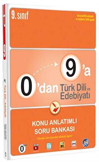 Tonguç Akademi 0`dan 9`a Türk Dili ve Edebiyatı Konu Anlatımlı Soru Bankası