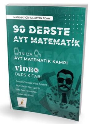 Pelikan Tıp Teknik Yayıncılık 0`ın da 0`ı 90 Derste AYT Matematik Kampı Video Ders Kitabı - 1