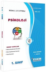 1. Sınıf 1. Yarıyıl Psikoloji Konu Anlatımlı Soru Bankası - Kod 167 - Egem Eğitim Yayınları
