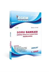 1. Sınıf Adalet Soru Bankası C107-1 - Egem Eğitim Yayınları