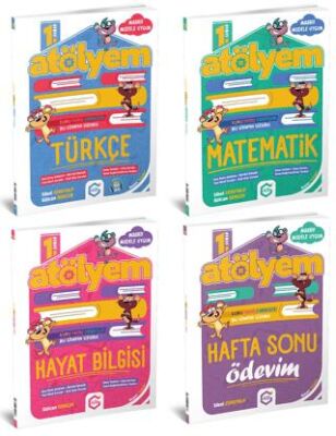 1. Sınıf Atölyem Set 4 Kitap - 1