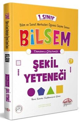 Editör Yayınevi 1. Sınıf Bilsem Hazırlık Şekil Yeteneği Tamamı Çözümlü - 1