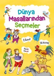 1. Sınıf Dünya Masallarından Seçmeler 10 Kitap Takım - Heceli - Pinokyo Yayınları