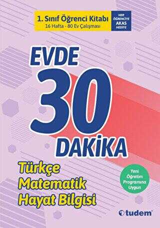 Tudem Yayınları - Bayilik 1. Sınıf Evde 30 Dakika Öğrenci Kitabı - 2. Dönem