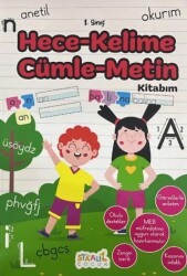 1. Sınıf Kaynak Kitapları Serisi - Hece-Kelime-Cümle-Metin Kitabım - Staau Çocuk