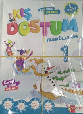 Artı Eğitim Yayınları 1. Sınıf Kış Dostum Tatil Kitabı 4 Hikayeli - 1