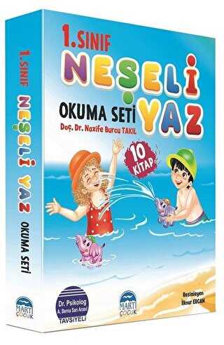 1. Sınıf Neşeli Yaz Okuma Seti 10 Kitap Takım - Martı Çocuk Yayınları