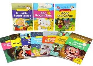 1. Sınıf Okuma Kitapları Seti - 10 Kitap - Çocuk Gezegeni