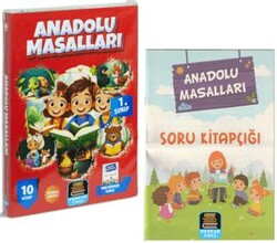 1. Sınıf Okuma Seti Anadolu Masalları 10 Kitap + Soru Kitapçığı İlaveli - Mercan Okul Yayınları