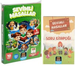 1. Sınıf Okuma Seti Sevimli Masallar 10 Kitap + Soru Kitapçığı İlaveli - Mercan Okul Yayınları