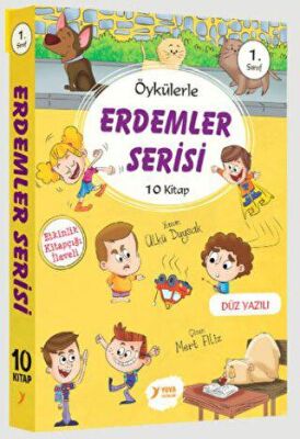 1. Sınıf Öykülerle Erdemler Serisi Seti 10 Kitap Takım kapağı