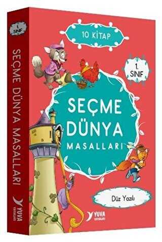 1. Sınıf Seçme Dünya Masalları Düz Yazılı - 10 Kitap - Yuva Yayınları