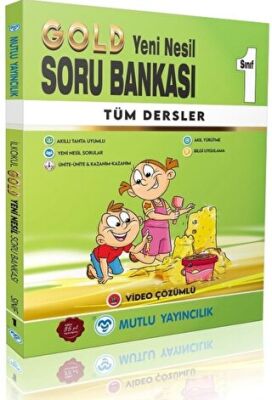 Mutlu Yayıncılık 1. Sınıf Tüm Dersler Gold Soru Bankası Video Çözümlü - 1