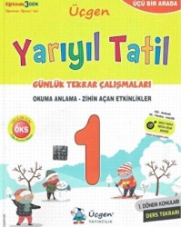 Üçgen Yayıncılık 1. Sınıf Yarıyıl Tatil Günlük Tekrar Çalışmaları - Üçgen Yayıncılık