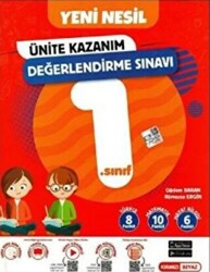 Kırmızı Beyaz Yayınları 1. Sınıf Yeni Nesil Ünite Kazanım Değerlendirme Sınavı - Kırmızı Beyaz Yayınları