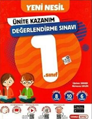 Kırmızı Beyaz Yayınları 1. Sınıf Yeni Nesil Ünite Kazanım Değerlendirme Sınavı - 1