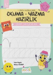 1. Sınıfa Hazırlık Serisi - Okuma - Yazma Hazırlık - Çizgi Çalışmaları Aktivite Kitabı - Staau Çocuk