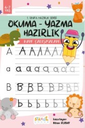 1. Sınıfa Hazırlık Serisi - Okuma - Yazma Hazırlık - Harf Çalışmaları Aktivite Kitabı - Staau Çocuk