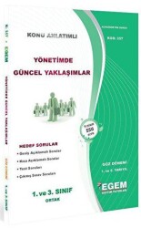 1. ve 3. Sınıf 5 Yarıyıl Yönetimde Güncel Yaklaşımlar Hedef Sorular Konu Anlatımlı Kod 357 - Egem Eğitim Yayınları