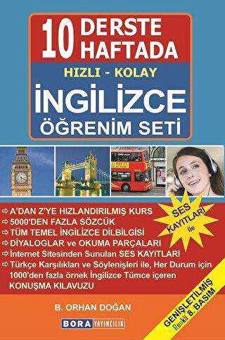 10 Derste 10 Haftada Hızlı - Kolay İngilizce Öğrenim Seti - Bora Yayıncılık