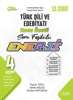 10. Enerji Türk Dili ve Edebiyatı Konu Özetli Soru Fasikülleri 4 Fasikül - 1