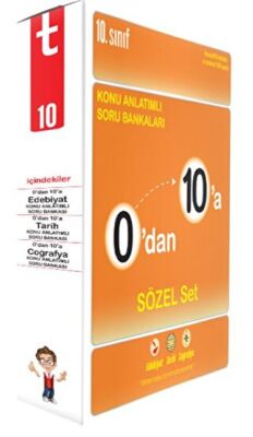 Tonguç Akademi 10. Sınıf 0`dan 10`a Konu Anlatımlı Soru Bankaları Sözel Set - 1