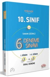 Editör Yayınevi 10. Sınıf Tamamı Çözümlü 6 Fasikül 3+3 Deneme Sınavı - Editör Yayınevi