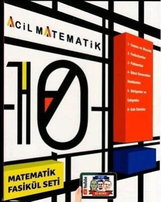 10. Sınıf Acil Matematik 6 lı Fasikül Set kapağı