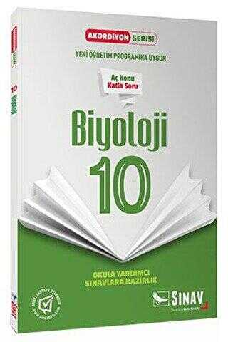 Sınav Yayınları 10. Sınıf Biyoloji Akordiyon Serisi - 1