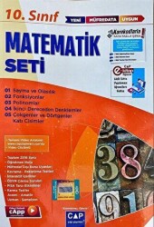 10. Sınıf Anadolu Lisesi Matematik Seti - Çap Yayınları