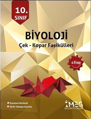 İMES Eğitim Yayınları 10. Sınıf Biyoloji Çek - Kopar Fasikülleri - 1