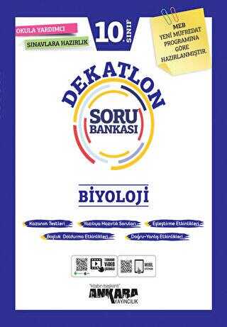 Ankara Yayıncılık 10. Sınıf Biyoloji Dekatlon Soru Bankası