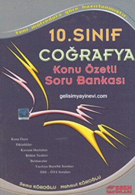 Esen Yayınları 10. Sınıf Coğrafya Konu Özetli Soru Bankası - 1