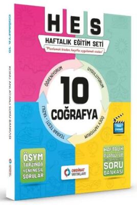 Ordinat Yayınları - Bayilik 10. Sınıf Coğrafya Set Hes Serisi Ordinat Yayınları - 1