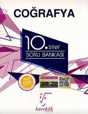 Karekök Yayıncılık 10. Sınıf Coğrafya Soru Bankası - 1