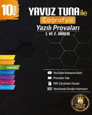 10. Sınıf Coğrafya Yazılı Provaları - 1