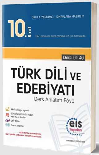 Eis Yayınları 10. Sınıf - DAF - Türk Dili ve Edebiyatı