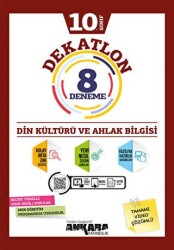 10. Sınıf Din Kültürü ve Ahlak Bilgisi Dekatlon 8 Deneme - Ankara Yayıncılık
