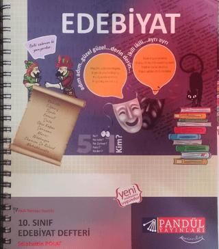 Pandül Yayınları 10. Sınıf Edebiyat Defteri Pandül Yayınları - 1